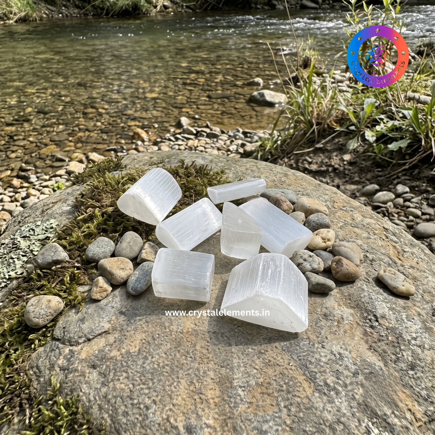 Selenite Tumbles - Cleansing & Calm Healing Crystals