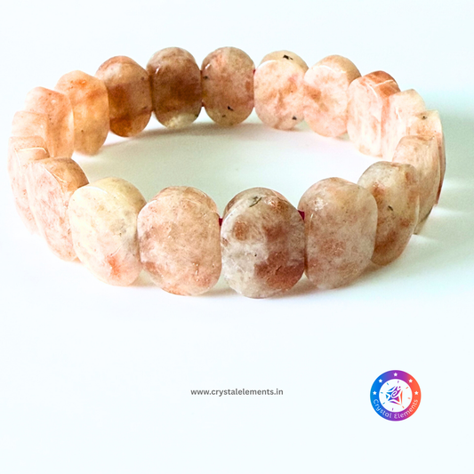 Sunstone Faceted Crystal Bracelet - Radiance & Empowerment