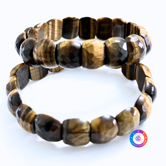 Tiger Eye Bracelet - Confidence & Protection Bracelet (Bangle style)