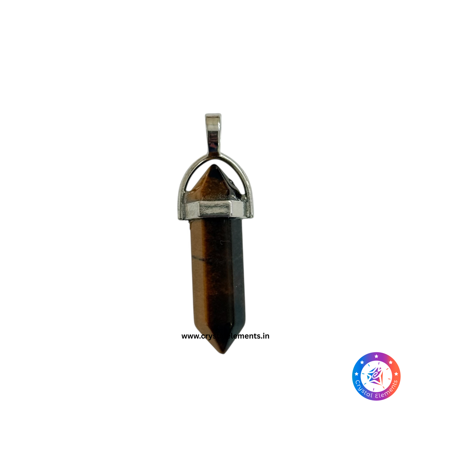 Tiger Eye Double-Terminated Pendant - Tiger Eye Double-Terminated Pendant