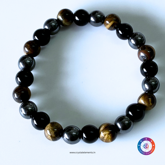 Warrior Shield & Energetic Balance Triple Protection Bracelet