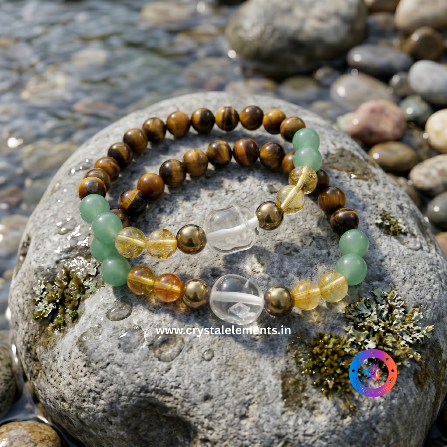 Wealth & Success Combo Bracelet - Abundance & Confidence Energy Bracelet