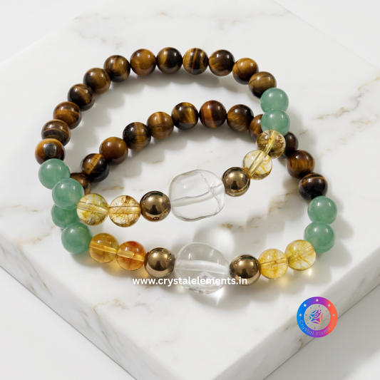 Wealth & Success Combo Bracelet - Abundance & Confidence Energy Bracelet