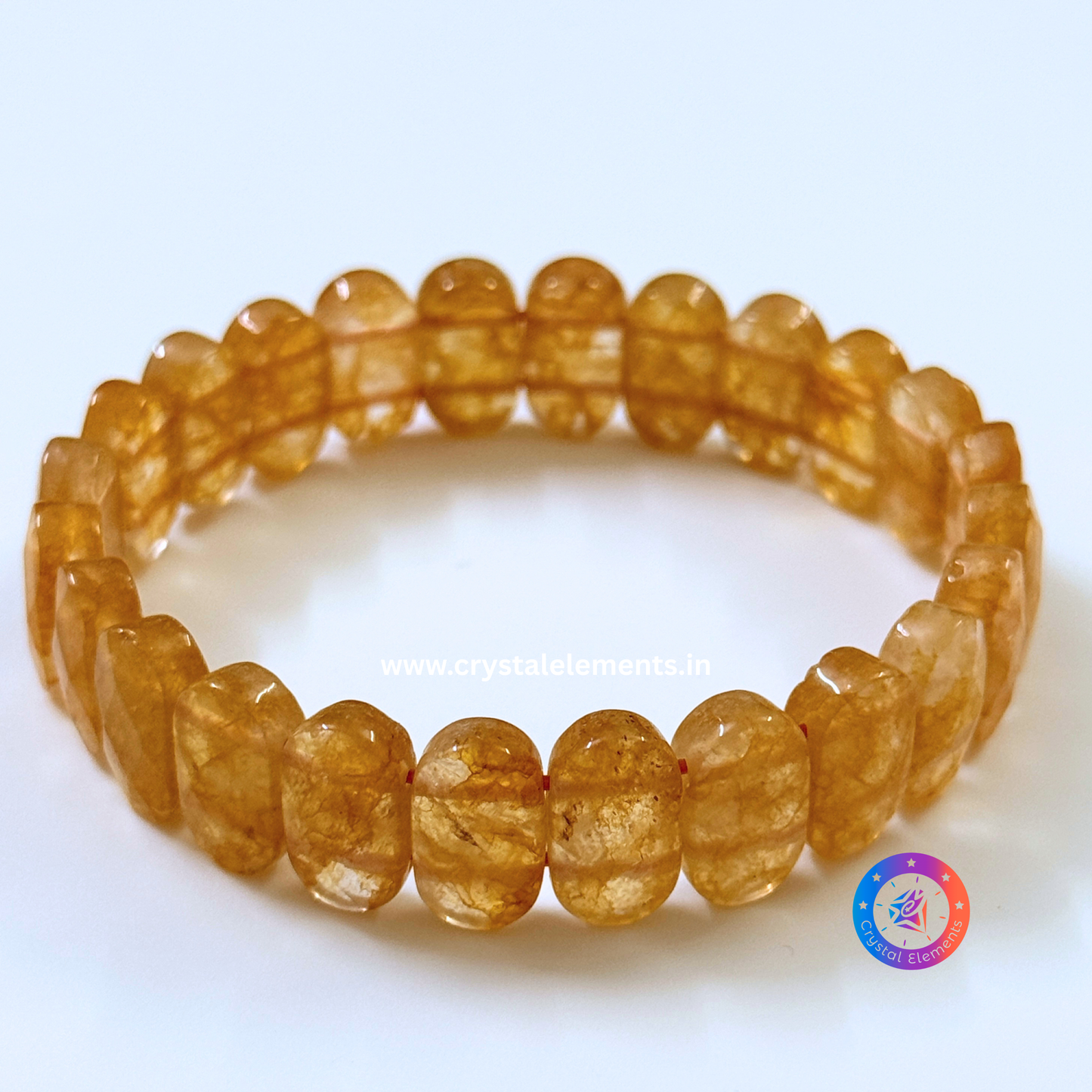Faceted Yellow Quartz Bracelet - Confidence & Clarity Glow Bracelet